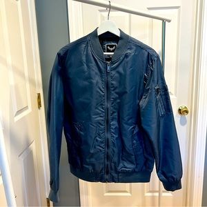 Brave Soul Pastel Blue Bomber - Medium